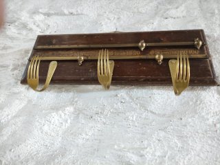 Perchero Vintage Madera y Metal