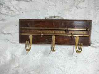Perchero Vintage Madera y Metal