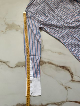 Camicia Fred Perry Donna S Azzurra Righe