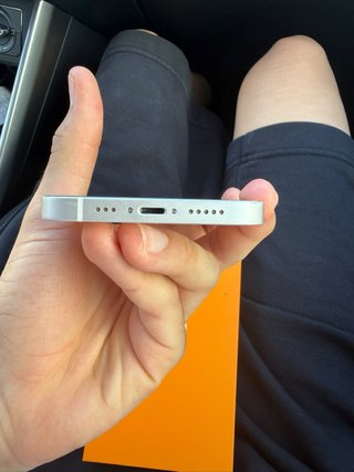 iPhone 12 Prata/Branco