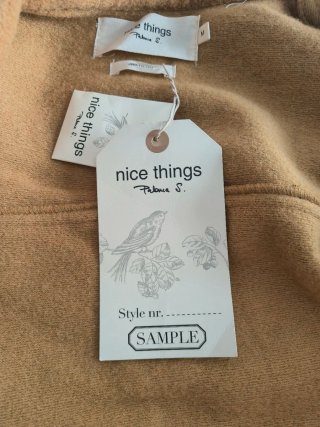 Chaquetón Mostaza Nice Things Talla M