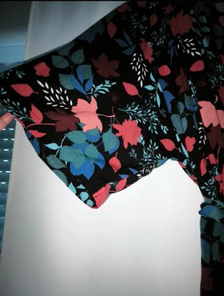 Mono largo estampado floral