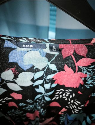 Mono largo estampado floral
