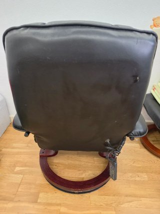 Sillón relax eléctrico giratorio 360º – negro