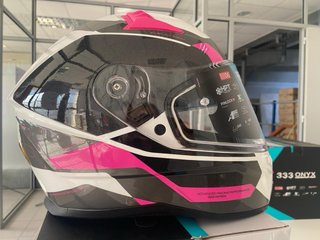 Casco Integral CGM ONYX SPORT Gris Rosa Fluo