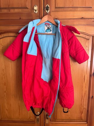 Mono de nieve niño 2 años Wedze Decathlon rojo