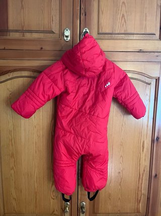 Mono de nieve niño 2 años Wedze Decathlon rojo