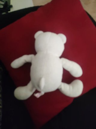 Peluche Oso Blanco Bordado