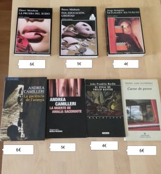 Novelas. Thriller. Policiaca. Novela negra. Varios