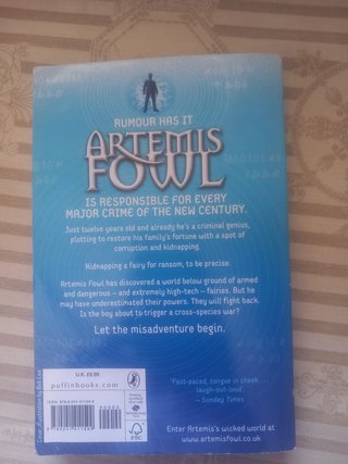 Colección de libros de Artemis Fowl en inglés