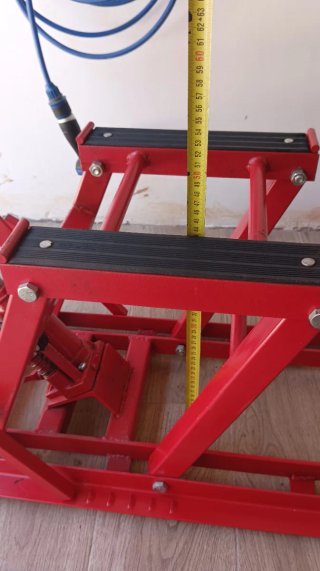 Gato Hidráulico Moto/Quad 400KG Rojo