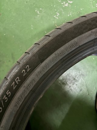 Neumático Michelin 285/35 ZR 22 PORSCHE