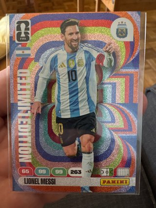 Cromos Lionel Messi Edición Limitada FIFA