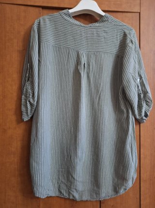 Camicia Pittarello a righe verdi e bianche