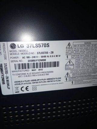 Smart TV LG 37 Negro