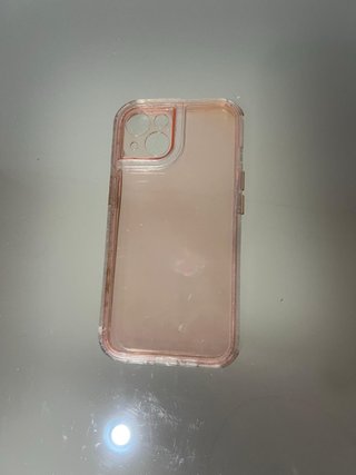 Funda iPhone 13 Rosa Transparente