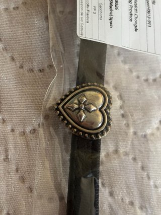 Gargantilla gótica corazón plata