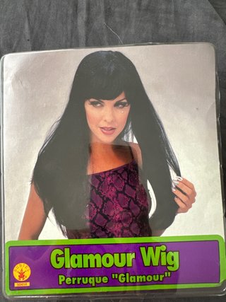 Peluca Glamour Negra Rubie's