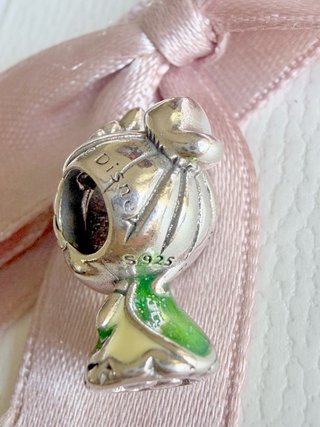 Pandora Charm Niño Verde y Plateado