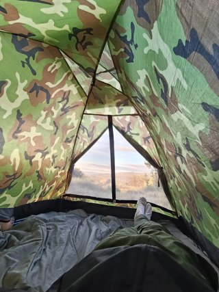 Tienda de campaña camuflaje