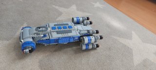 Lego Nave Star Wars Resistencia Azul Gris