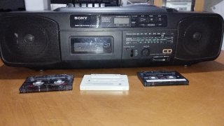 Radio Cassette CD Sony Negro