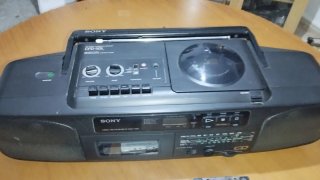 Radio Cassette CD Sony Negro