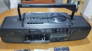 Radio Cassette CD Sony Negro