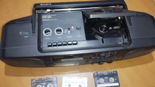 Radio Cassette CD Sony Negro