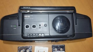 Radio Cassette CD Sony Negro