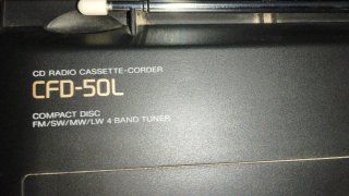 Radio Cassette CD Sony Negro