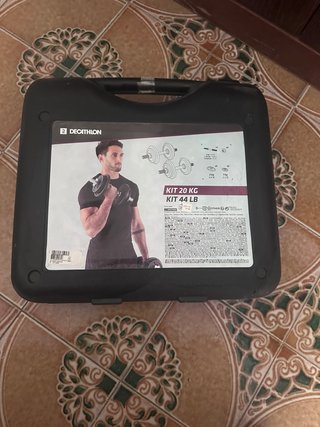 Juego Mancuernas Ajustables 20kg Maletín