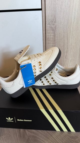 Adidas Samba x Wales Bonner Beige Dorado