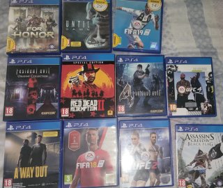 PS4 Juegos: For Honor, Until Dawn, FIFA 19