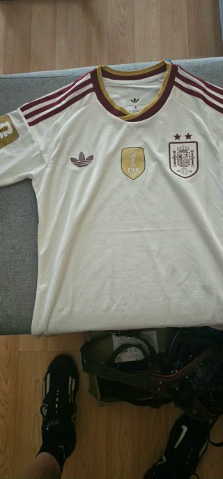 Camiseta España Mundial 2026, blanca
