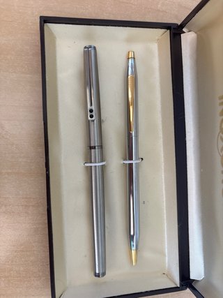 Set Inoxcrom: Bolígrafo y Pluma Estilográfica