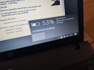 Ordenador portátil HP Intel dual core T4500