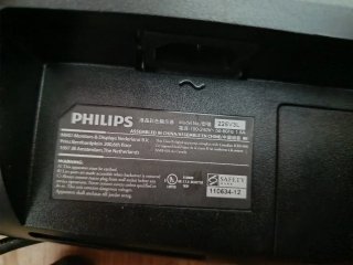 Monitor Philips con altavoces