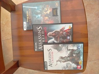 3 Videojuegos PC: Assassin's Creed + Star Wars TOR