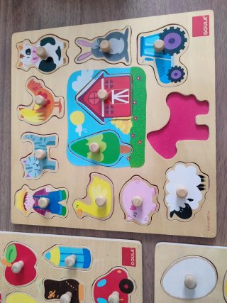 Puzzles Montessori Goula Bebés