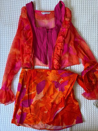 Conjunto 3 piezas floral ideal