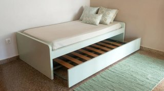Cama nido verde claro 190cm
