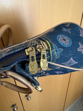 Bolso Estilo Louis Vuitton Monogram Denim