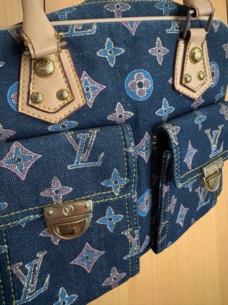 Bolso Estilo Louis Vuitton Monogram Denim