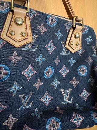 Bolso Estilo Louis Vuitton Monogram Denim