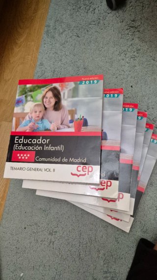 Temario Educador Infantil Madrid 2019, a estrenar.