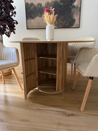 Mesa Comedor Redonda Ø120cm Madera
