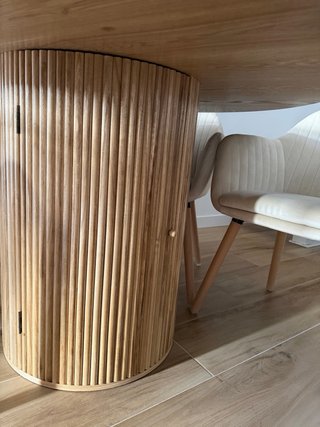 Mesa Comedor Redonda Ø120cm Madera