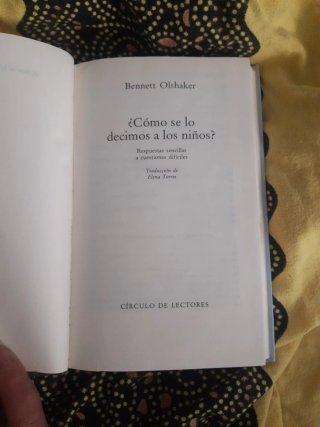 Libro: ¿Cómo se lo decimos a los niños?