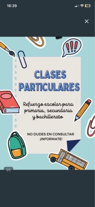 CLASES PARTICULARES PRIMARIA ESO Y BACHILLERATO